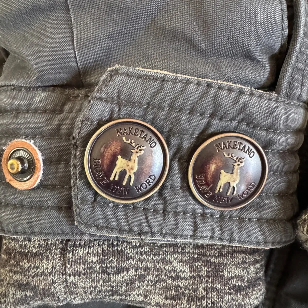 Naketano women's winter parka jacket featuring a faux fur line hood - Picture 7 of 15